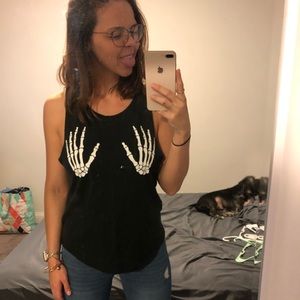 PINK Halloween tank top